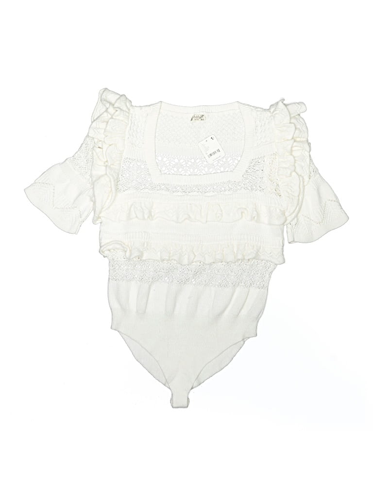 INTIMATELY BY FREE PEOPLE Pre-owned Bodysuit In White