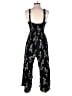 Ann Taylor LOFT 100% Rayon Graphic Black Jumpsuit Size XS - photo 2