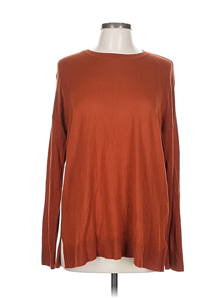 Pre-owned H&m Long Sleeve T-shirt In Brown