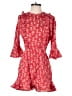 Topshop 100% Polyester Red Romper Size 6 - photo 1