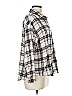 Assorted Brands Plaid Gray Tan 3/4 Sleeve Button-Down Shirt Size M (estimated) - photo 4