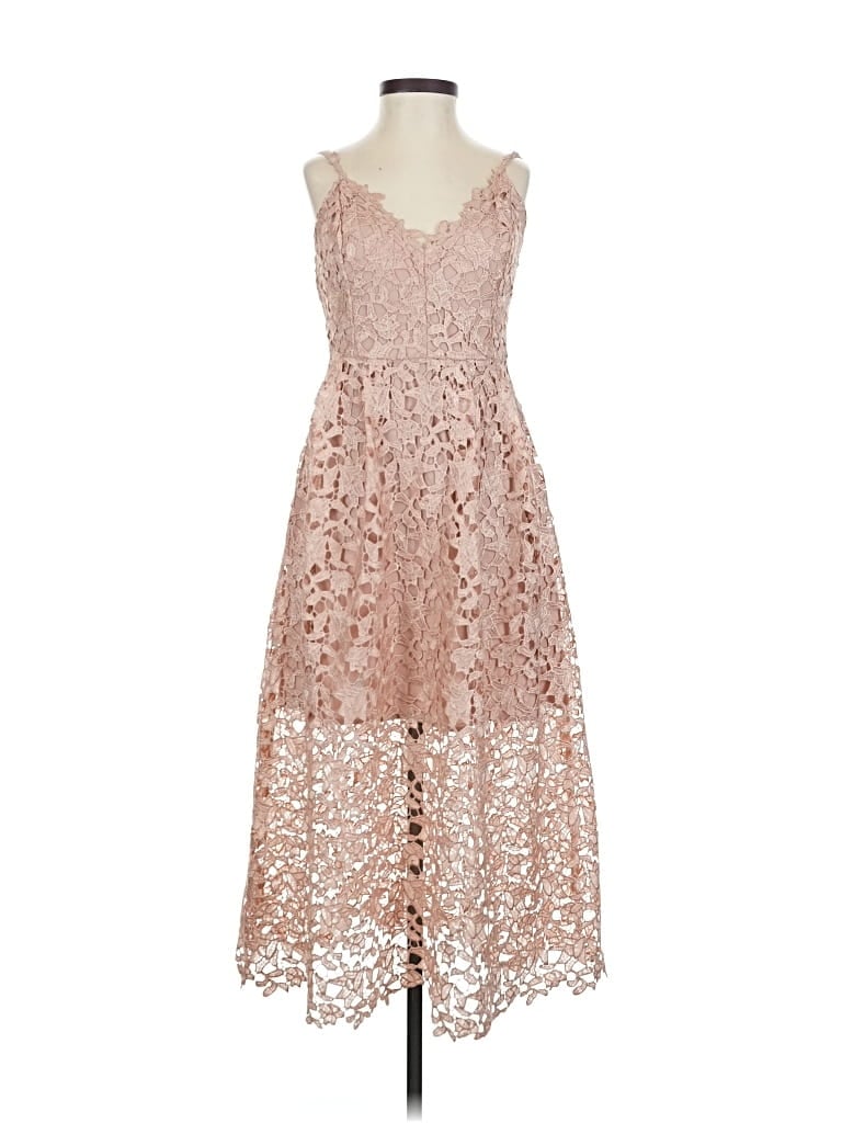 Pre-owned Astr Cocktail Dress In Brown