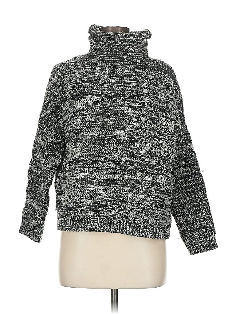 Pre-owned Christian Siriano New York Turtleneck Sweater In Gray