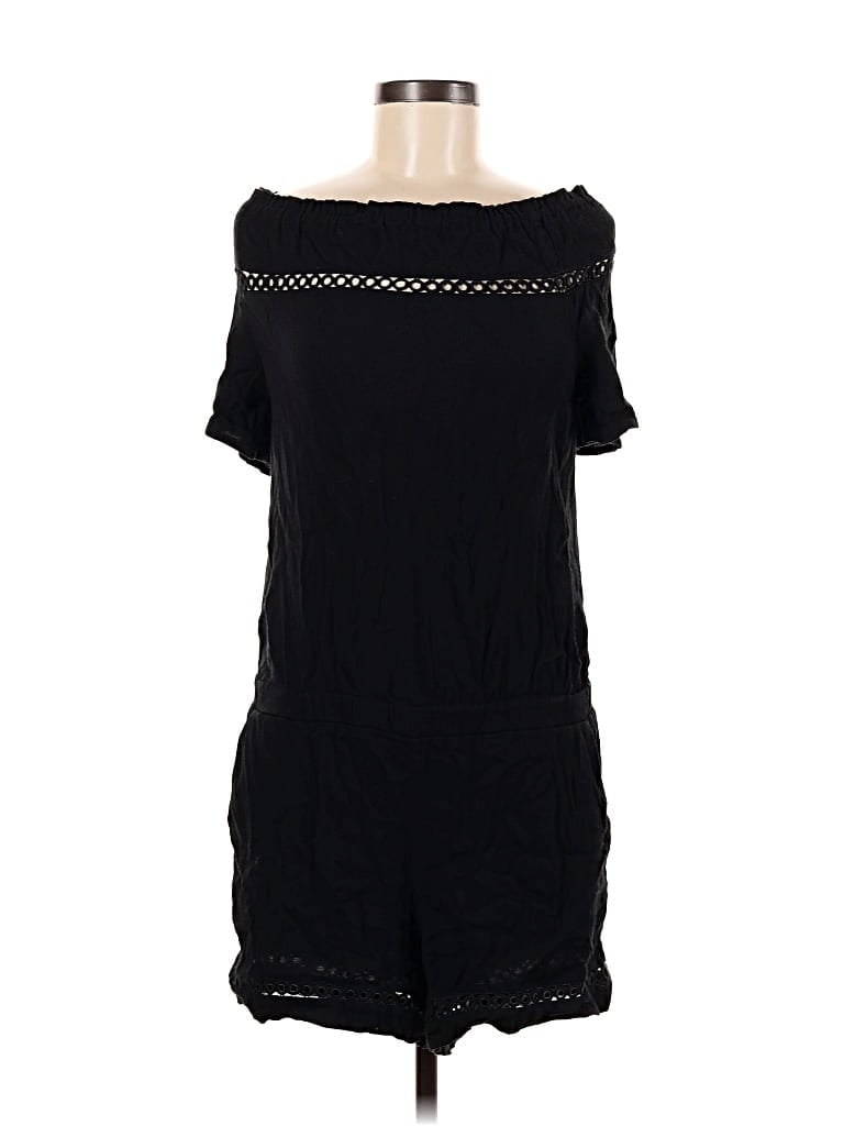 Pre-owned Ella Moss Romper In Black