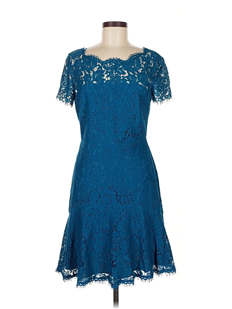 Pre-owned Diane Von Furstenberg Cocktail Dress In Blue