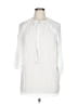 Anne Cole 100% Rayon White 3/4 Sleeve Blouse Size XL - photo 1