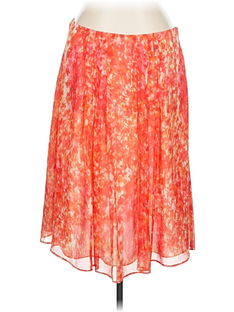Pre-owned Jones New York Collection Casual Skirt In Orange