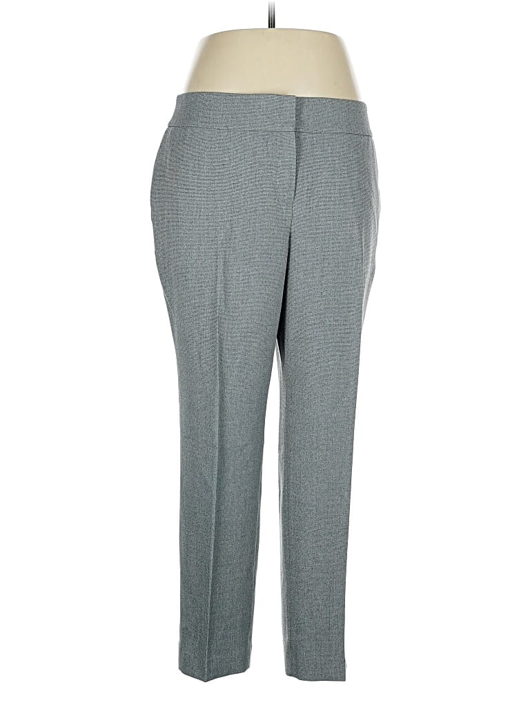 Pre-owned Kasper Dress Pants In Gray