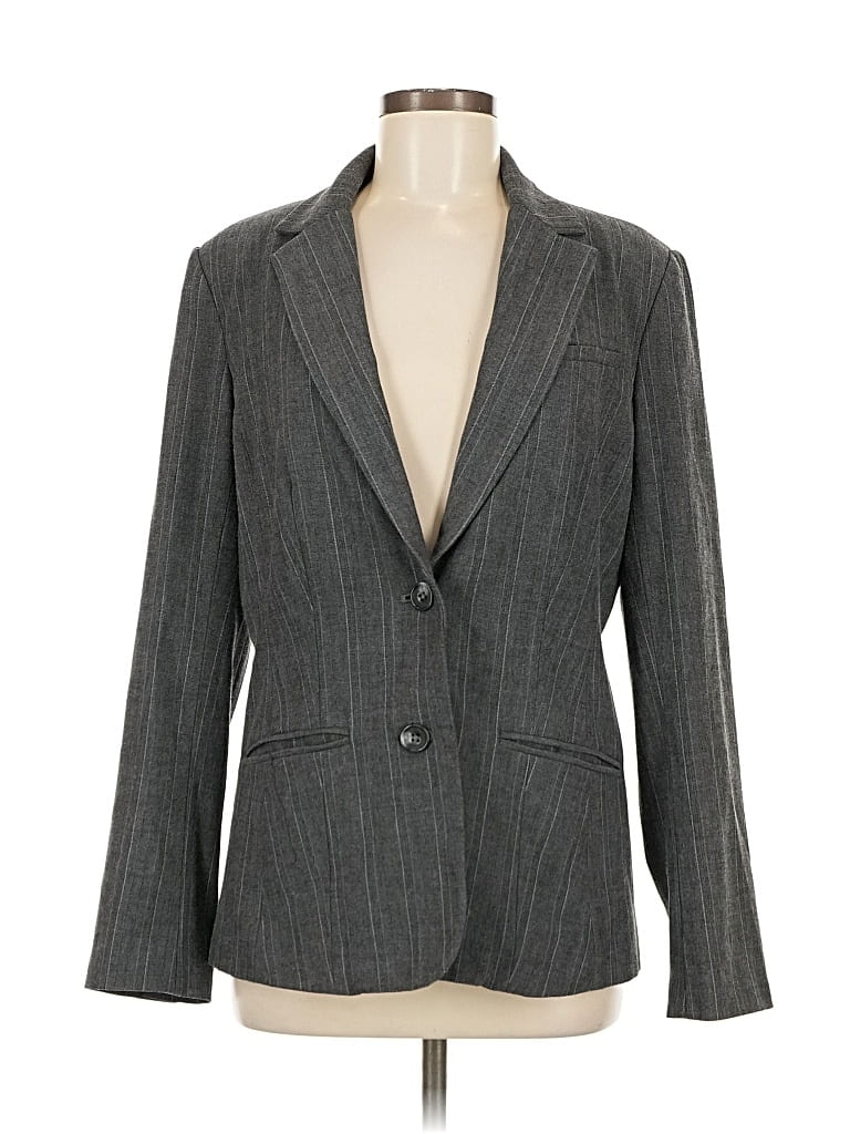 Pre-owned Eddie Bauer Blazer Jacket In Gray