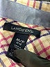 Lands' End 100% Baumwolle Tweed Ivory Blue Long Sleeve Button-Down Shirt Size 10 - 12 - photo 3