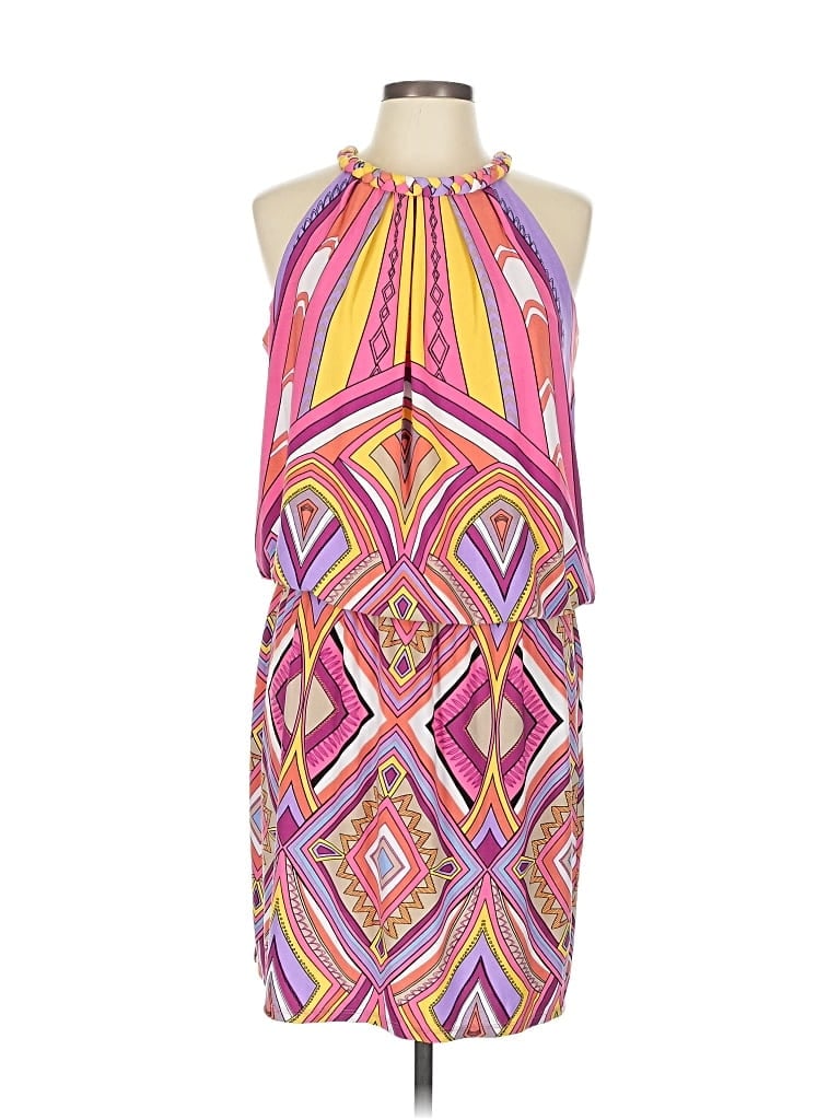 Pre-owned London Times Cocktail Dress In Purple