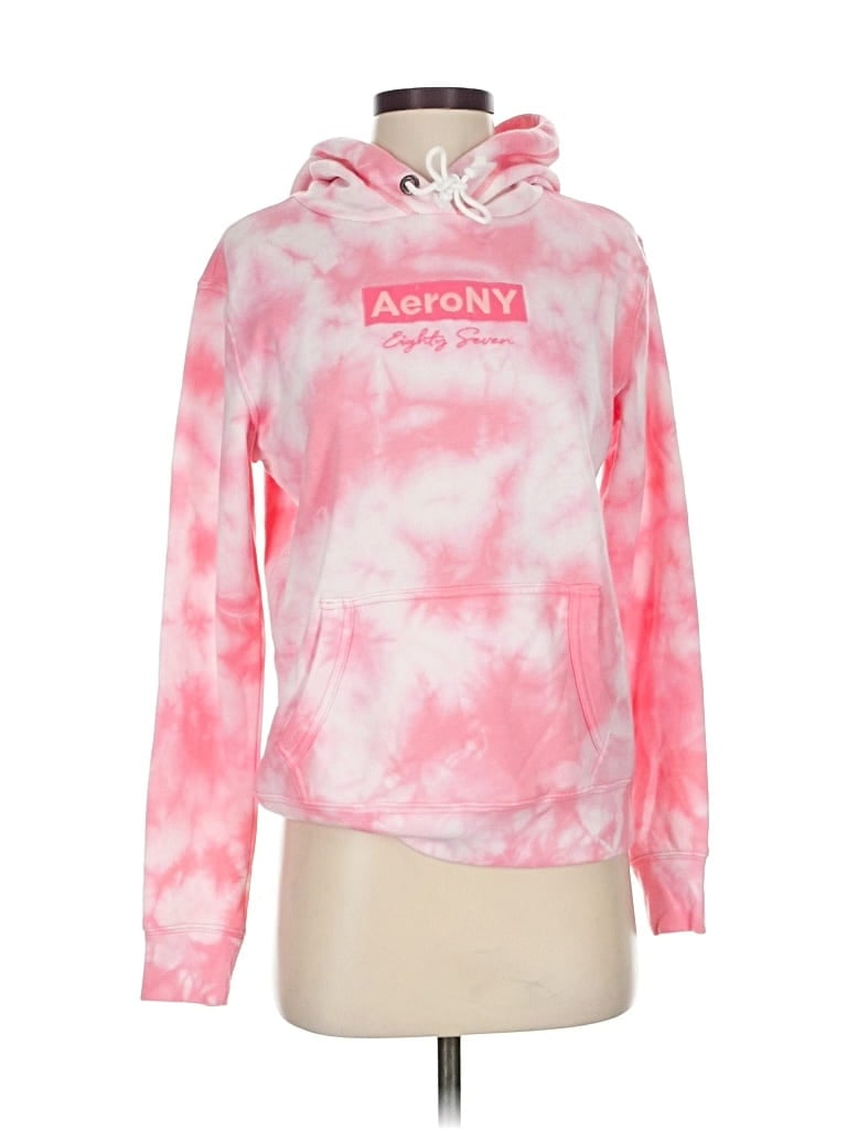 Pre-owned Aéropostale Pullover Hoodie In Pink