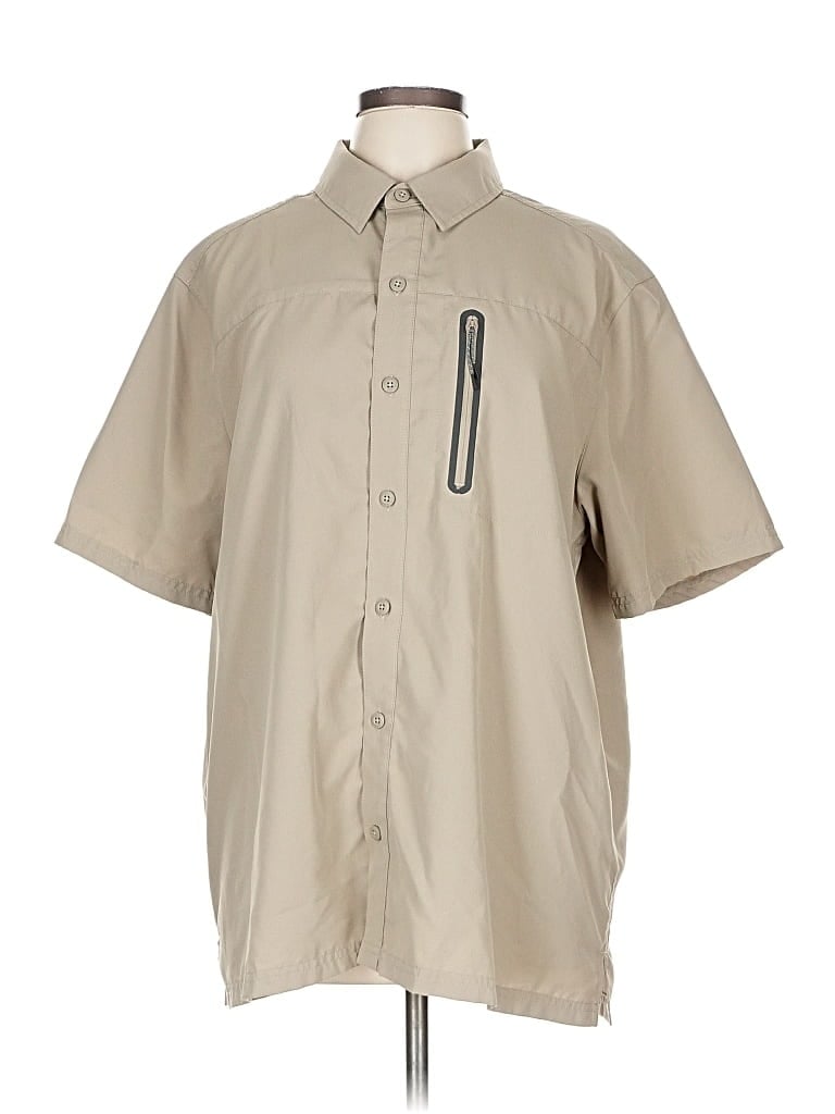 Pre-owned 5.11 Tactical Series Short Sleeve Blouse In Brown