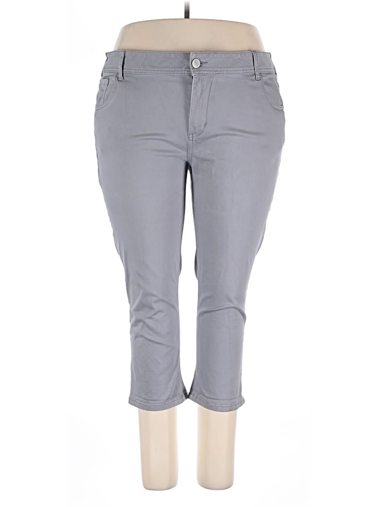 Pre-owned Lane Bryant Casual Pants In Gray
