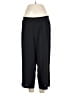 I.N. Studio 100% Polyester Solid Black Dress Pants Size L (petite) - photo 1