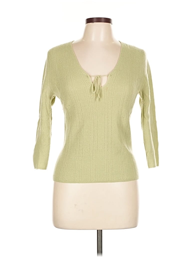 Pre-owned Abercrombie & Fitch Pullover Sweater In Green
