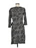 Taylor Animal Print Gray Cocktail Dress Size 6 - photo 2