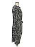 Taylor Animal Print Gray Cocktail Dress Size 6 - photo 4