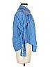 Wrap 100% Cotton Blue Long Sleeve Blouse Size 6 - photo 4