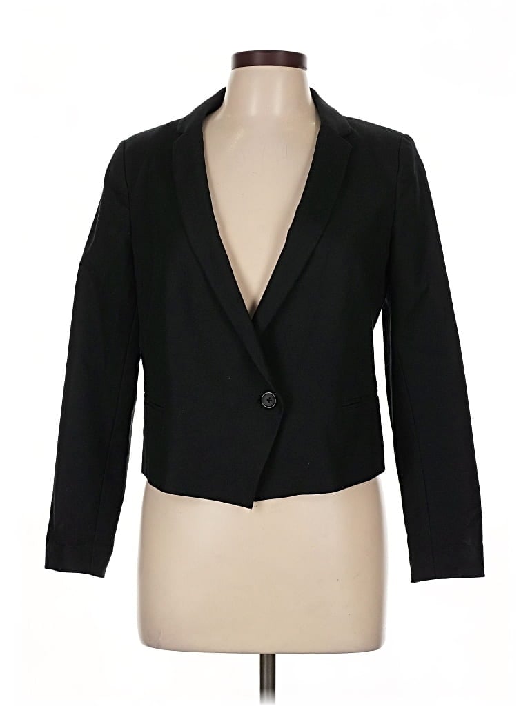 Pre-owned Banana Republic Factory Store Blazer Jacket In Black