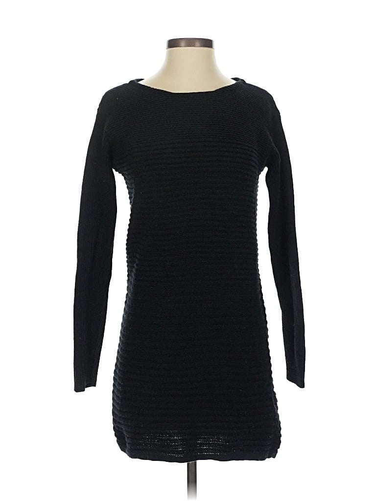 Pre-owned Jjill Casual Dress In Black