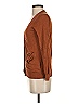 Wallace 100% Cotton Brown Long Sleeve Top Size XS - photo 5