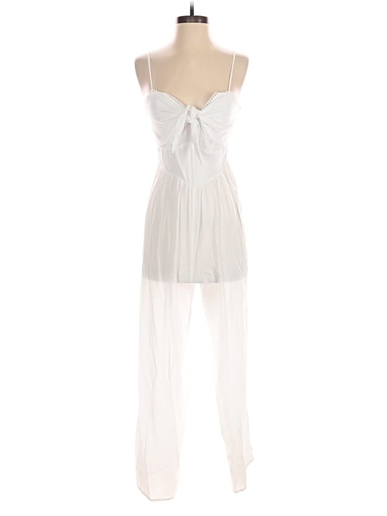 Pre-owned Audrey Parks X Francesca's Romper In White