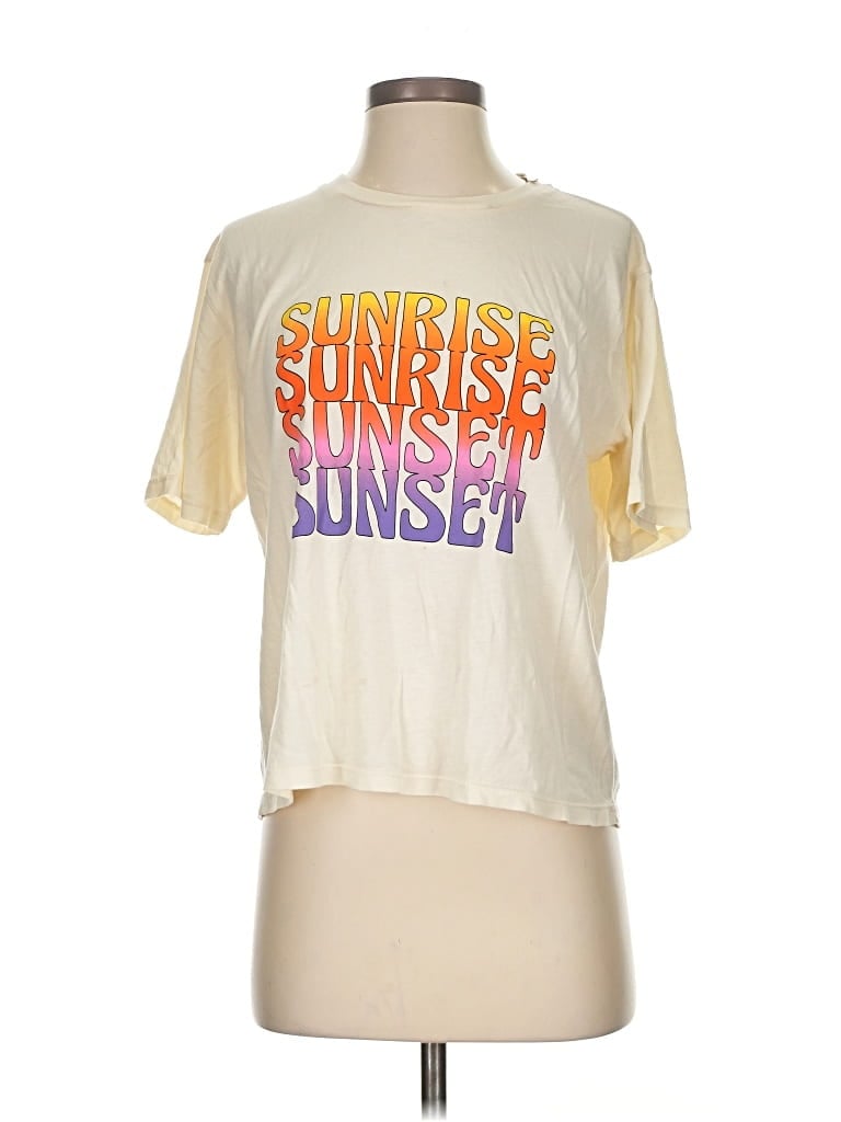 Pre-owned Le Superbe Short Sleeve T-shirt In Yellow
