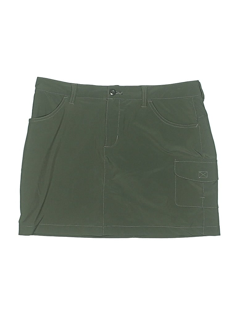 Pre-owned Eddie Bauer Active Skort In Green