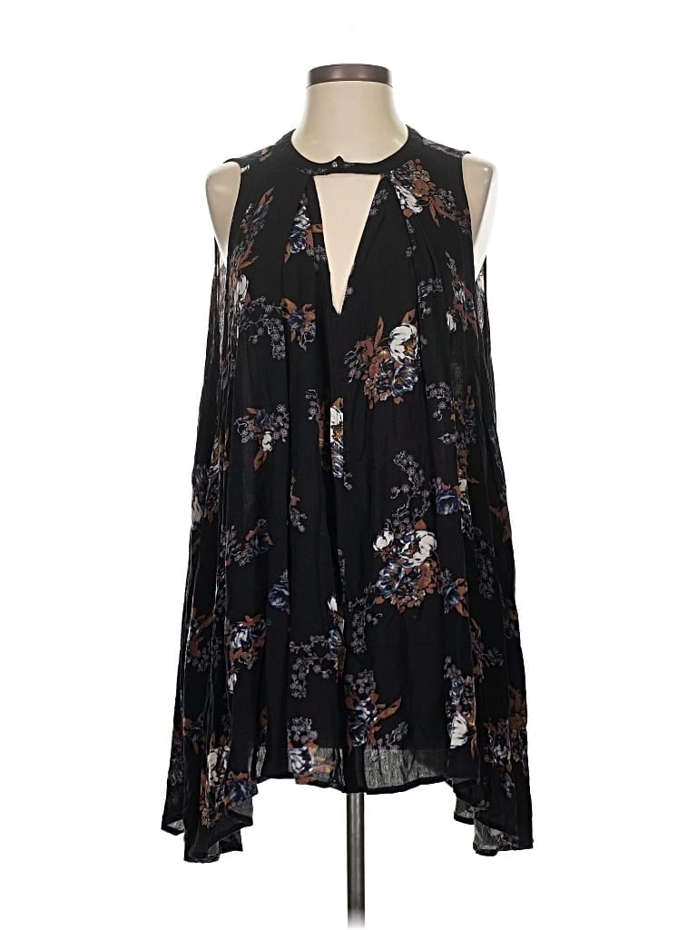 Pre-owned Free People Sleeveless Blouse In Black