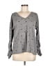 Wit & Wisdom Polka Dots Gray Pullover Sweater Size M - photo 1
