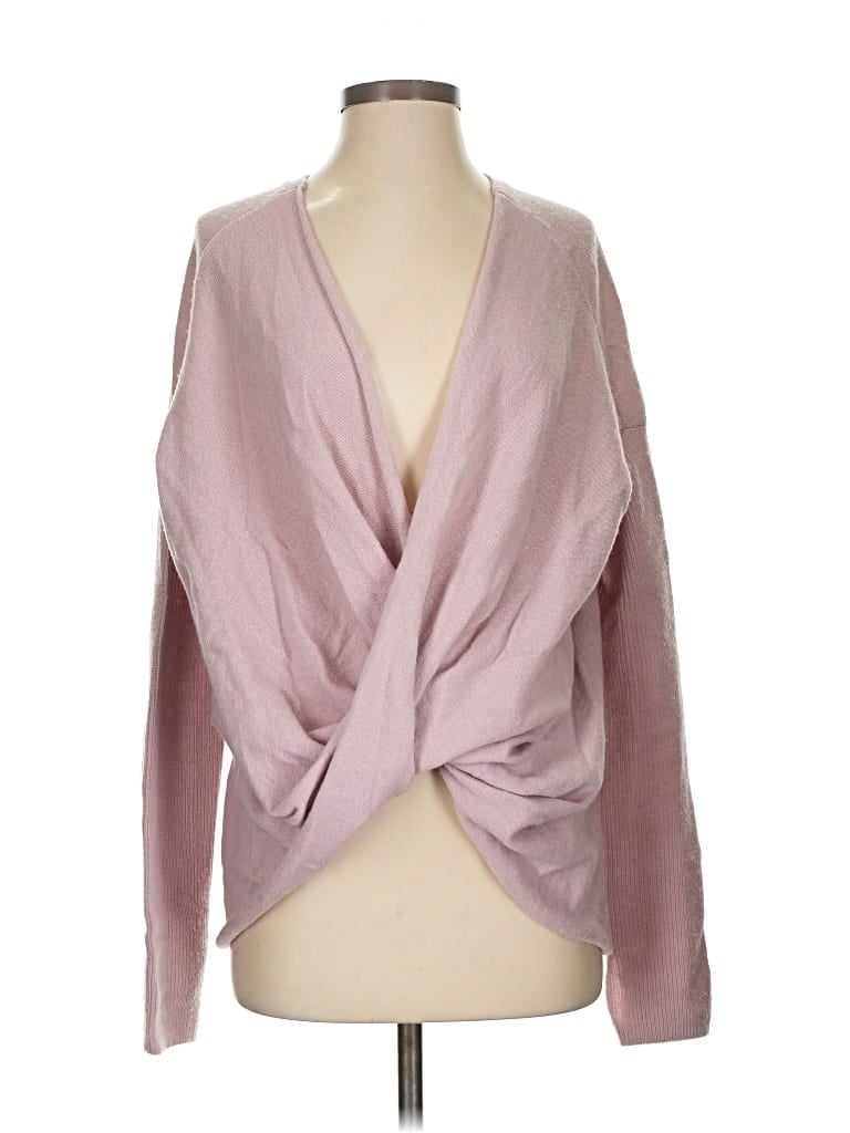 Pre-owned Athleta Wool Pullover Sweater In Pink