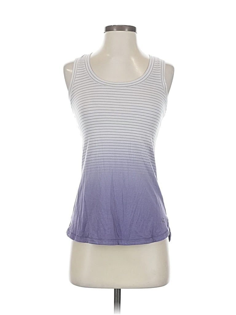 Pre-owned Calia By Carrie Underwood Tank Top Purple Strapless Neckline Tops