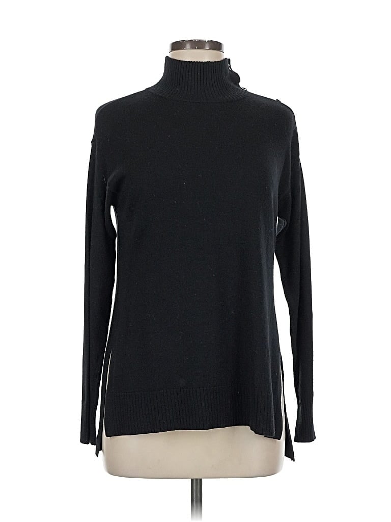 Pre-owned Ann Taylor Turtleneck Sweater In Black