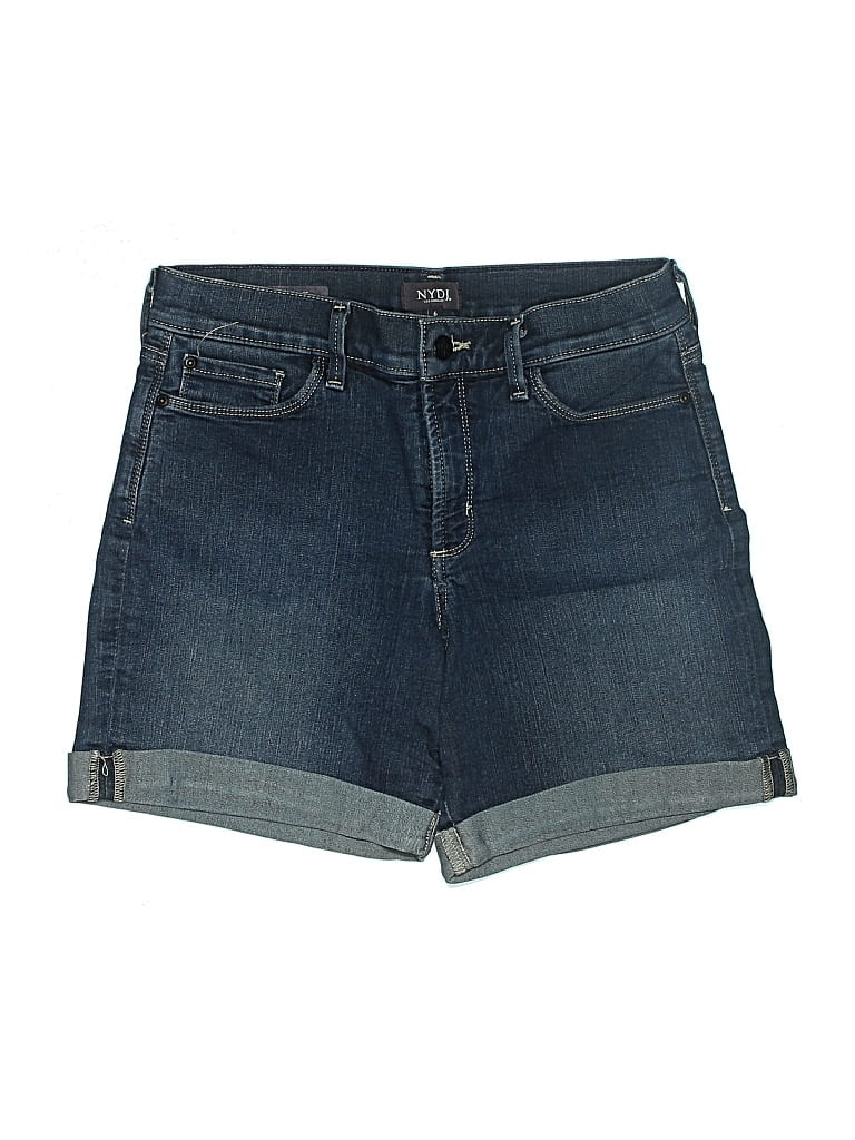 Pre-owned Nydj Denim Shorts In Blue