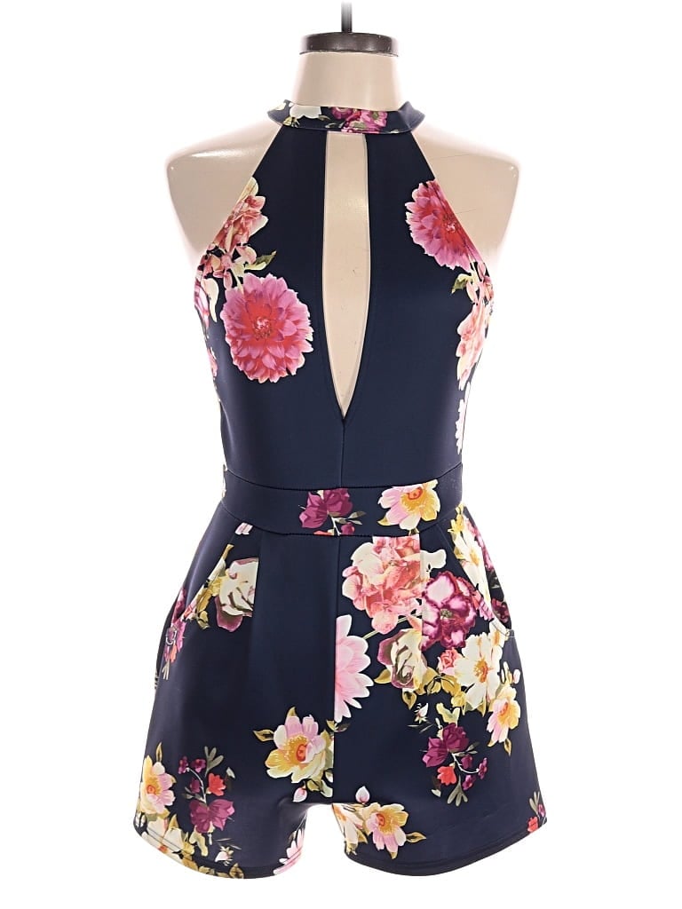 Pre-owned Boohoo Romper In Blue