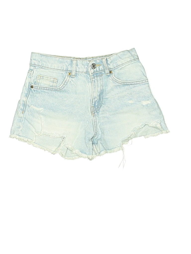 Pre-owned Zara Kids' Denim Shorts In Blue