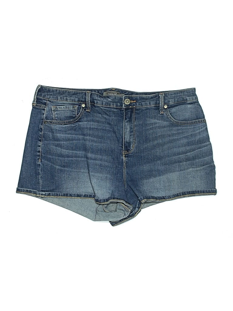Pre-owned Torrid Denim Shorts In Blue