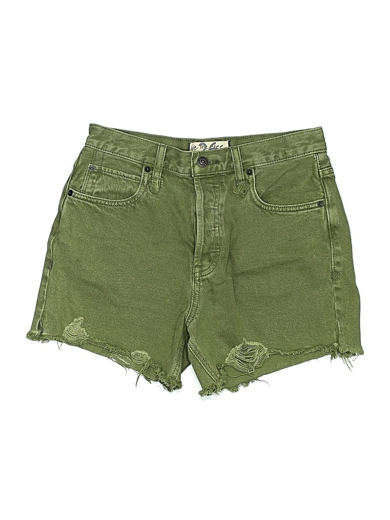 Pre-owned We The Free Denim Shorts In Green
