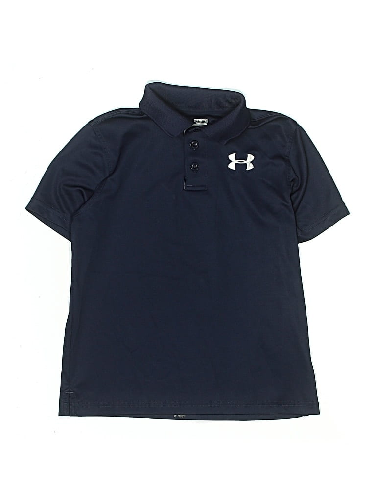 Pre-owned Under Armour Kids' Short Sleeve Top Blue Tops