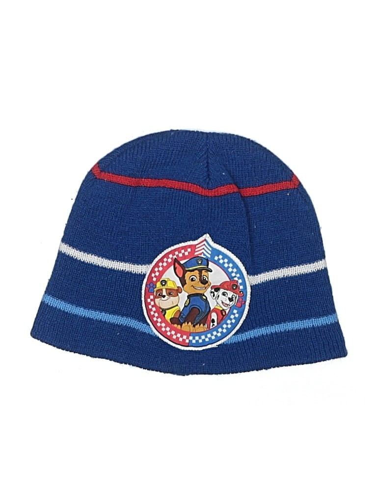 Pre-owned Nickelodeon Kids' Beanie Hat In Blue