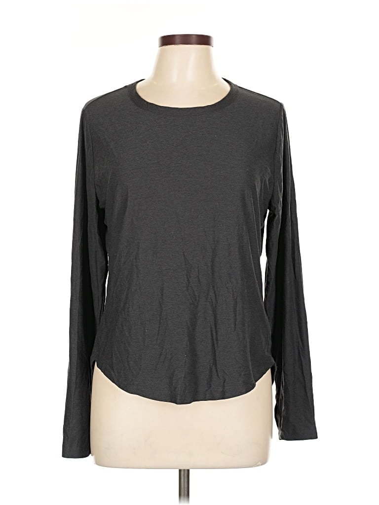 Pre-owned Active By Old Navy Long Sleeve T-shirt In Gray