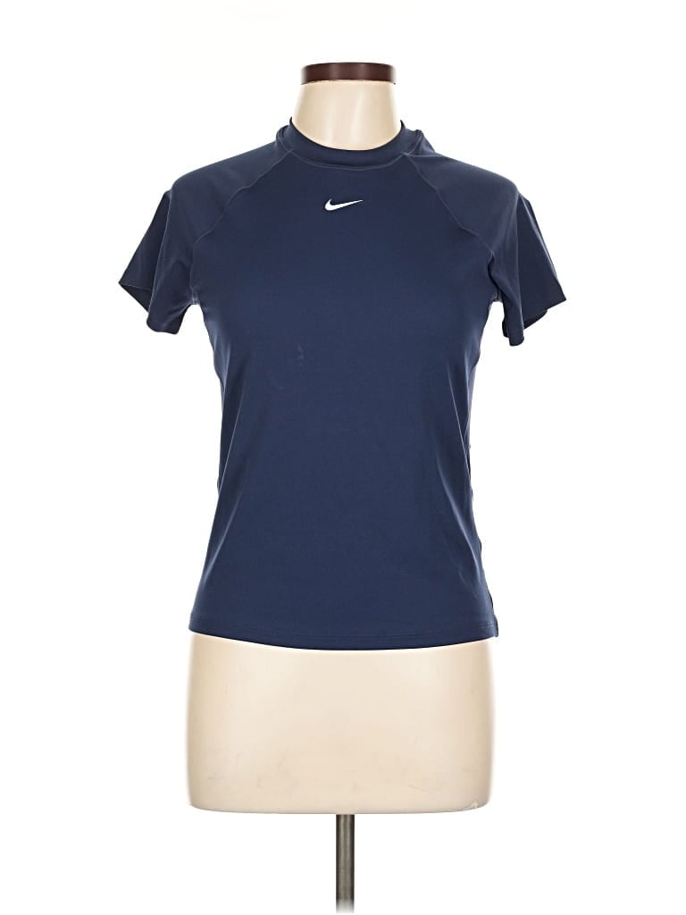 Pre-owned Nike Active T-shirt In Blue