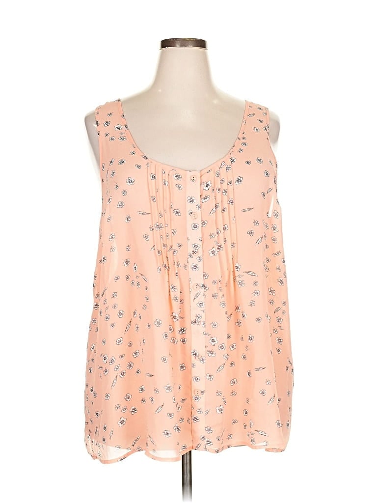 Pre-owned Torrid Sleeveless Blouse In Orange