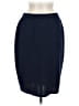 St. John Solid Blue Casual Skirt Size 6 - photo 1