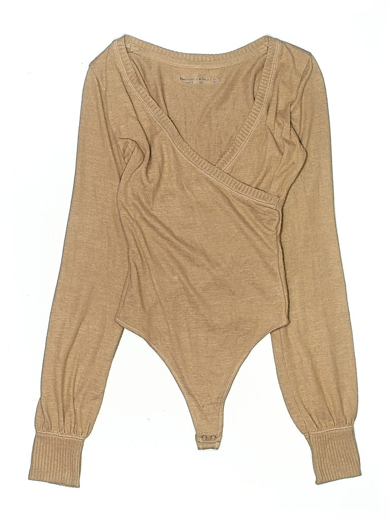 Pre-owned Abercrombie & Fitch Bodysuit In Brown