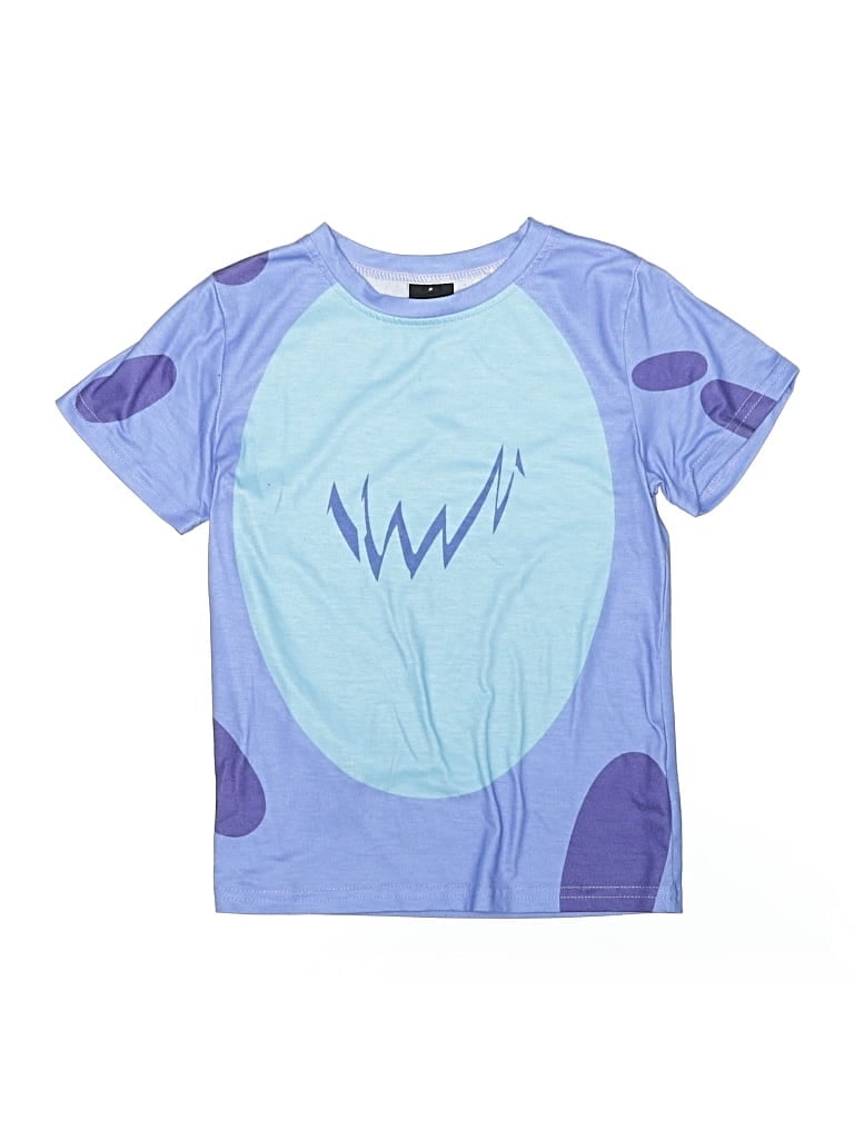 Pre-owned Assorted Brands Kids' Short Sleeve T-shirt In Blue