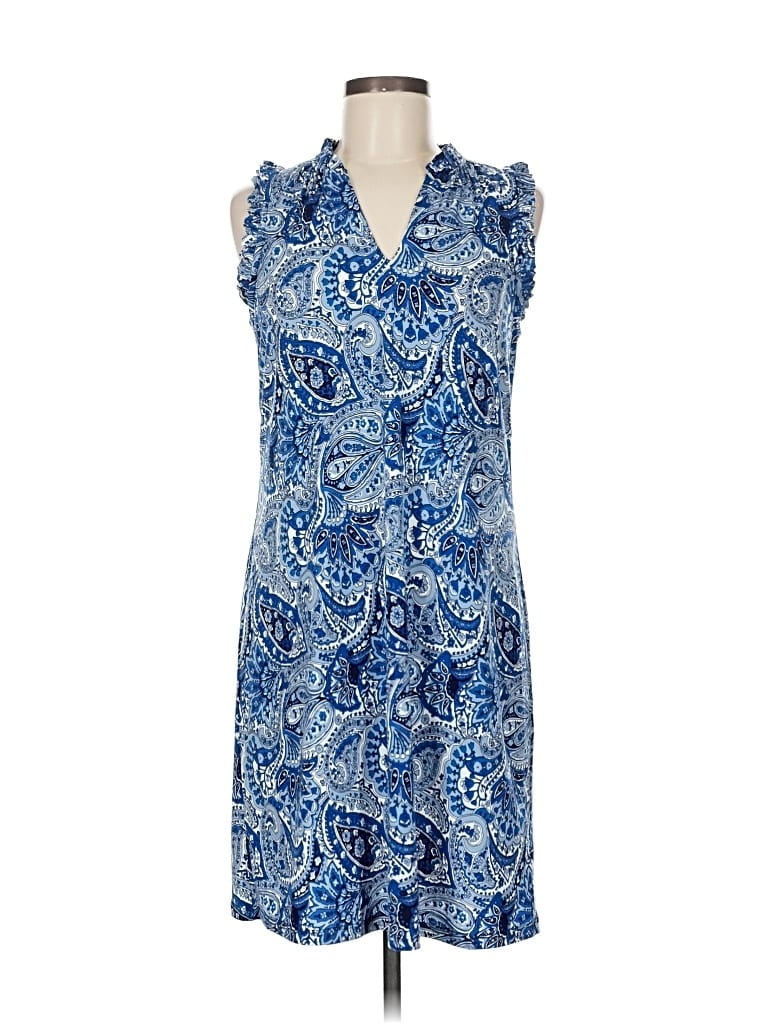 Pre-owned Michael Michael Kors Sleeveless Top Blue Cowl Neck Tops