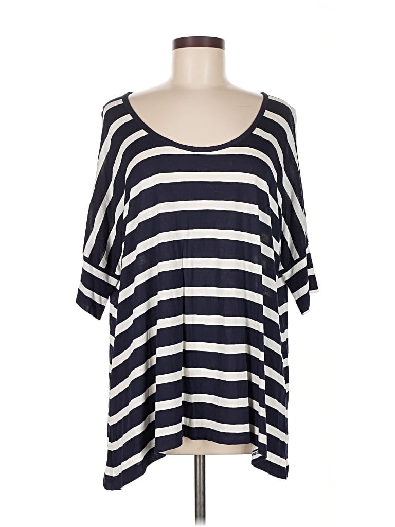 Pre-owned Adriano Goldschmied 3/4 Sleeve T-shirt In Blue