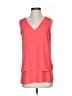 MICHAEL Michael Kors 100% Polyester Orange Sleeveless Blouse Size S - photo 1